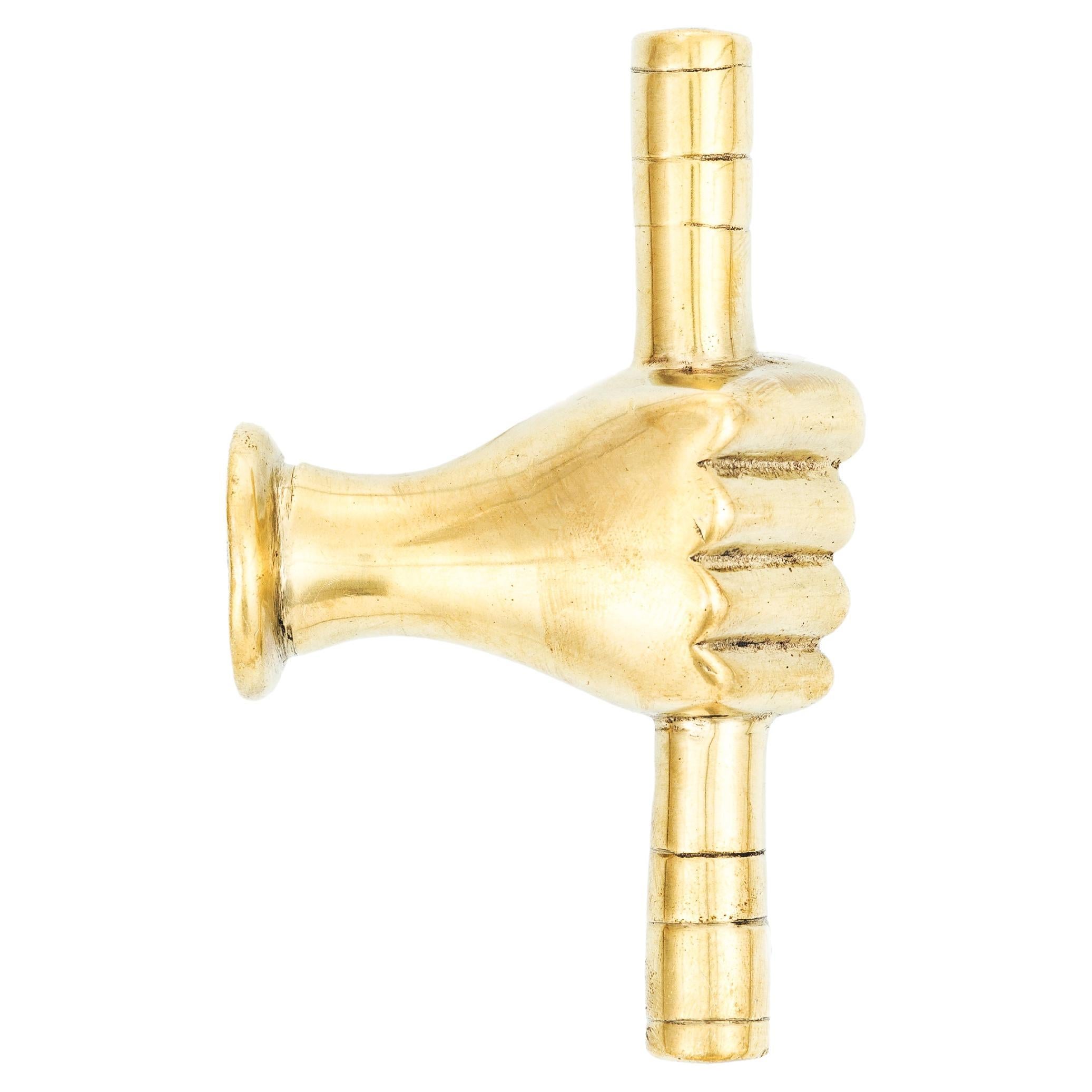 Pomello maniglia mano chiusa BR_POM703