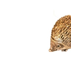 Pomello piccolo Chalet in ottone a forma di riccio