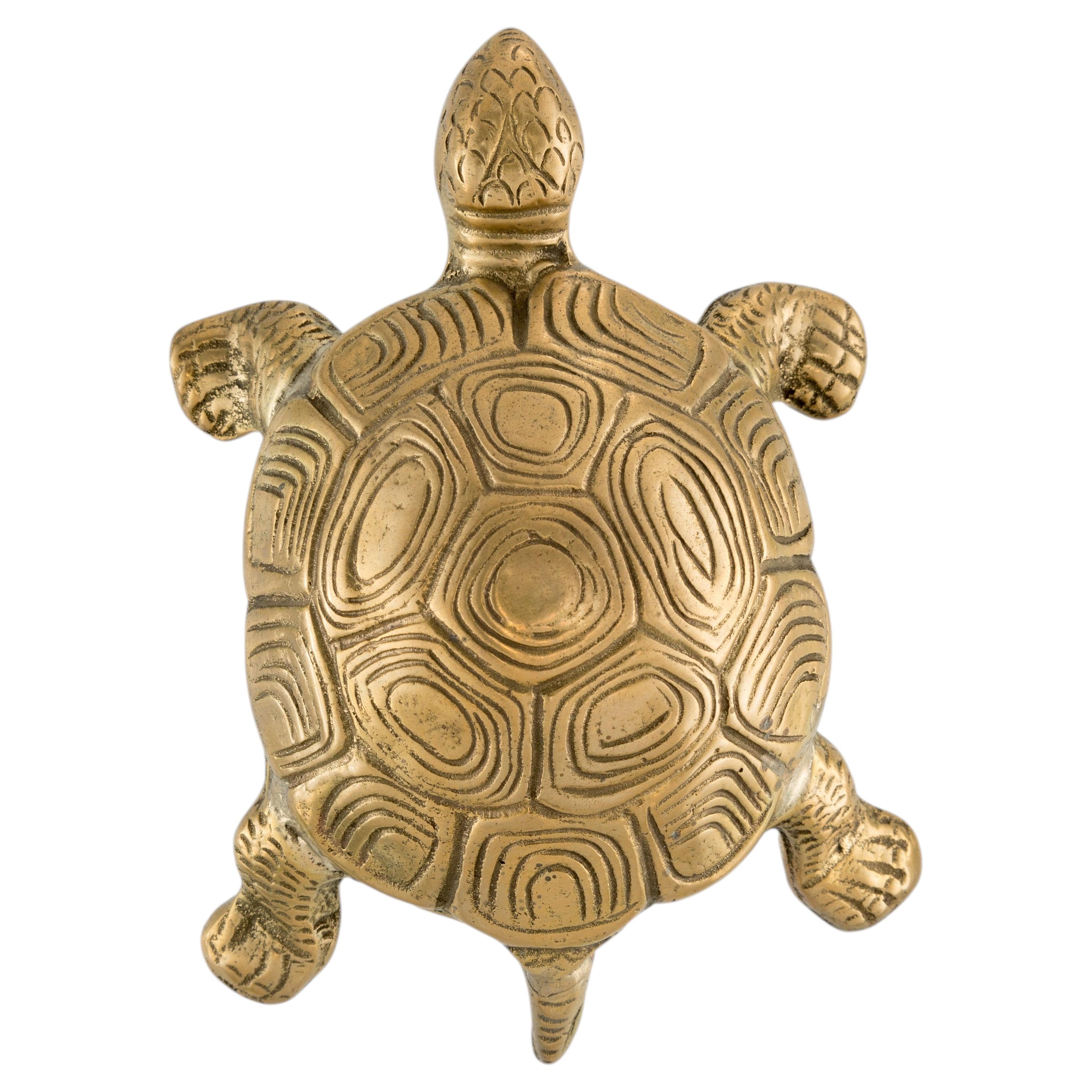 Hand-Crafted Brass Hand-Shaped Knob, Gilt Finish, Italian Design, New For Sale