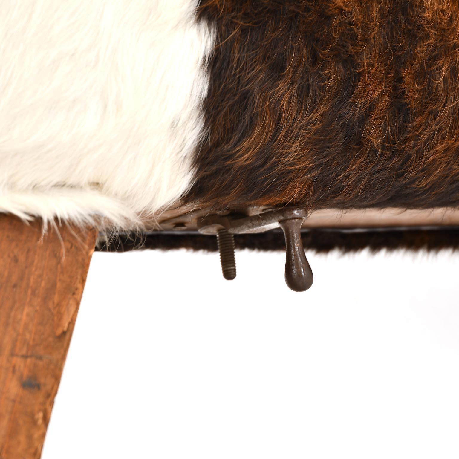 Pommel Horse Czech 1930 Gymnastic Item Bench Leather Cowhide 6