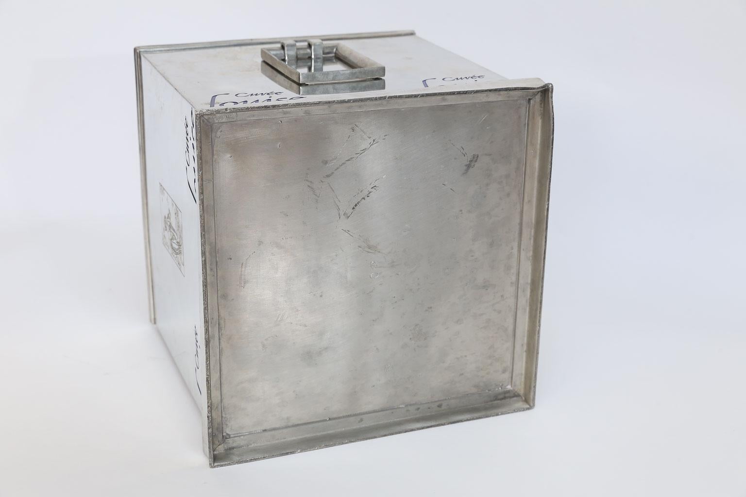 20th Century Pommery Cuvee Louise Square Champagne Cooler