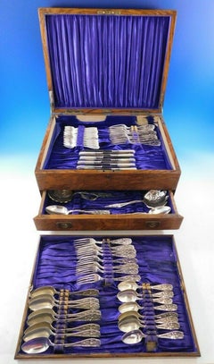 Pomona by Towle Sterling Silver Flatware Set Service 63 Pieces Multi-Motif Fruit