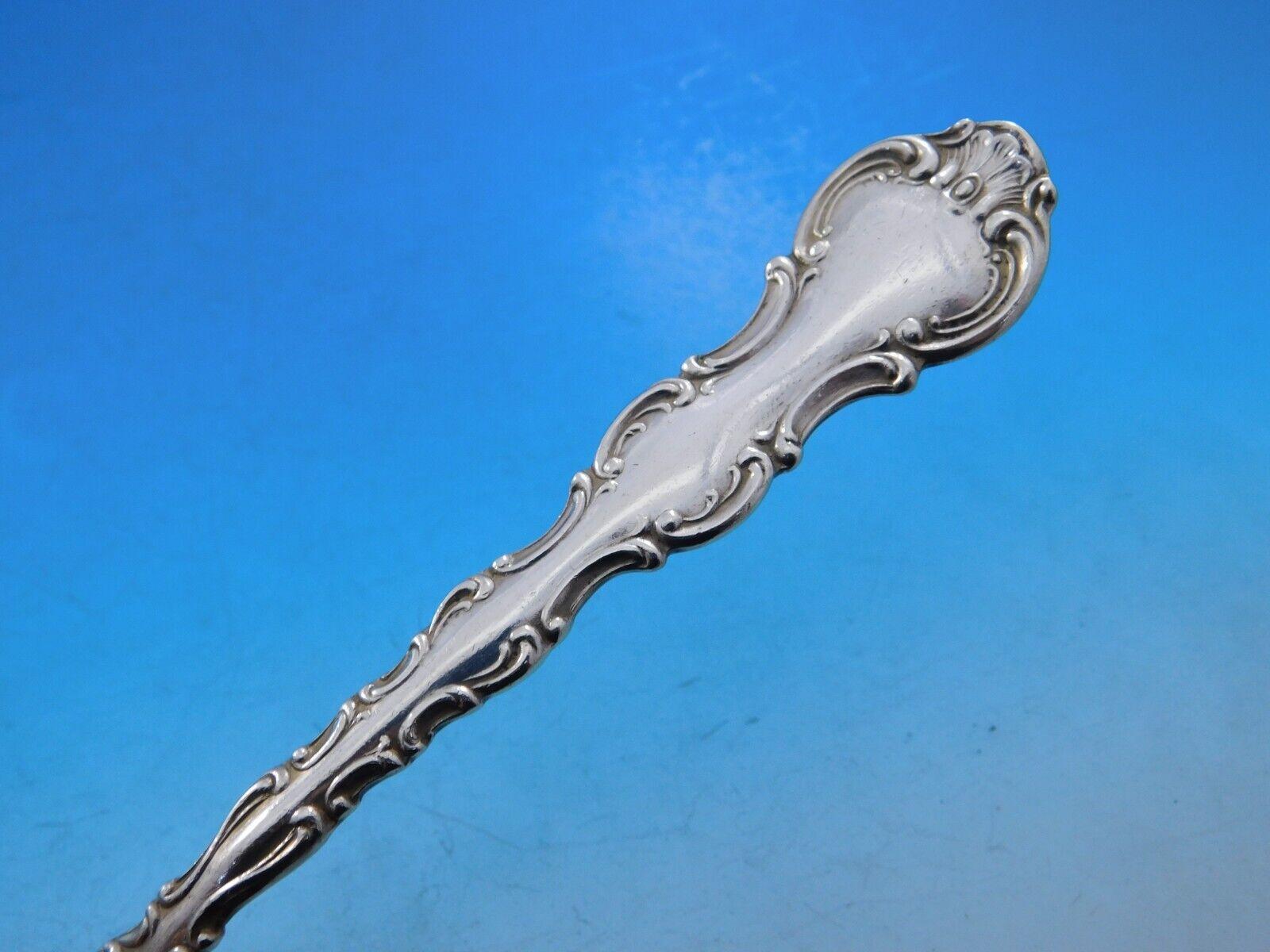 Pompadour by Birks, Kanada, 98-teiliges Tafelbesteck aus Sterlingsilber für 8 Personen, Dinner im Zustand „Hervorragend“ im Angebot in Big Bend, WI