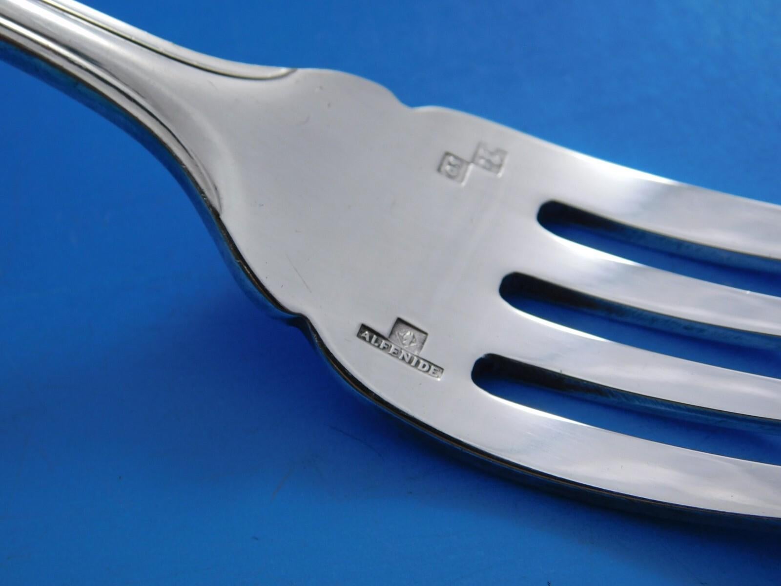 Pompadour by Christofle France Silverplate Flatware Service Set 142 pcs + chest For Sale 6