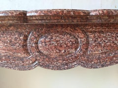 Pompadour Fireplace in Griotte-marble