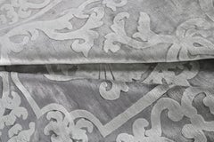 Hand Knotted, Silk Rug, Pompadour Gradient Alpaga, Edition Bougainville