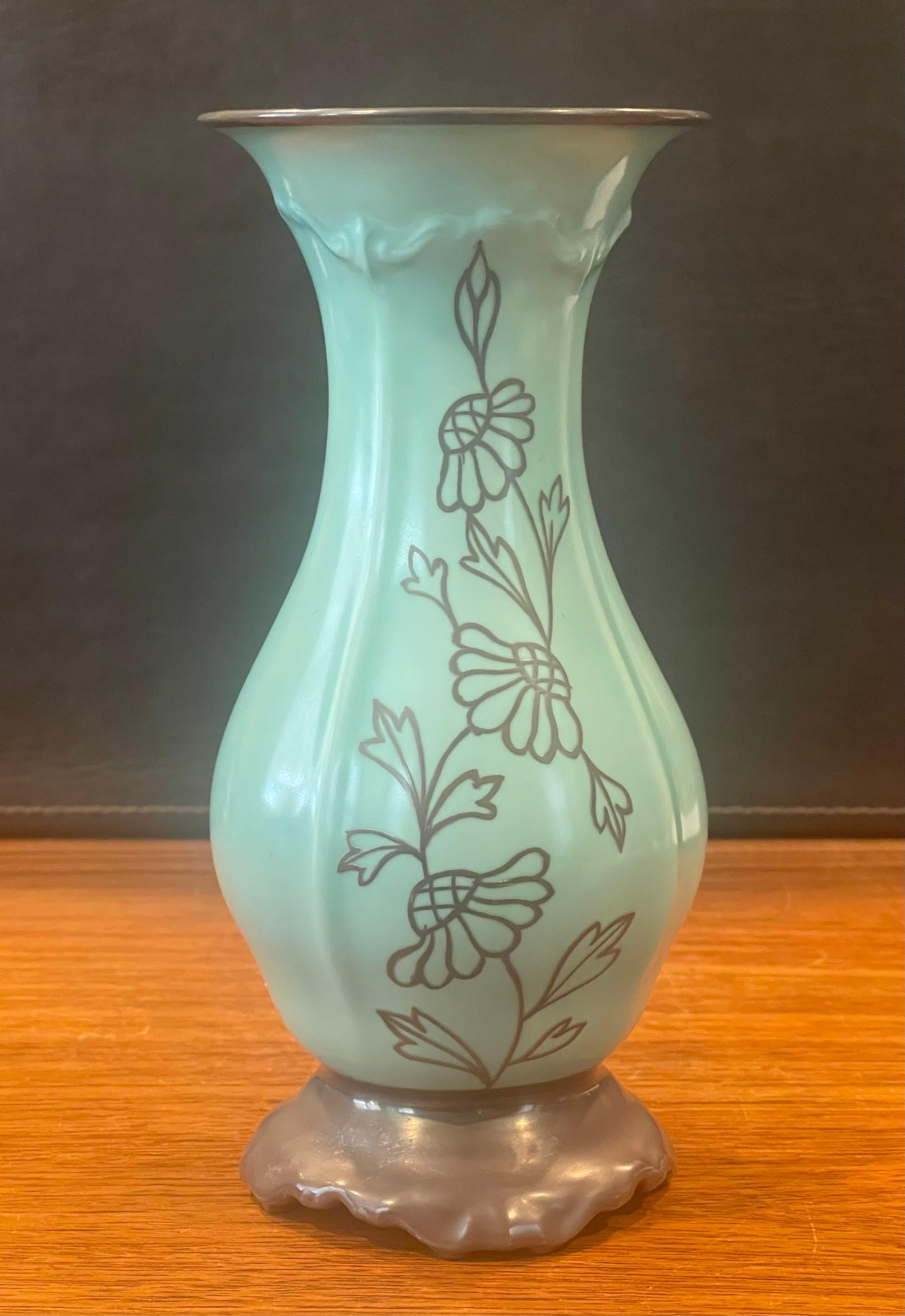 Pompadour Porcelain Vase by Selb Rosenthal, Rare 