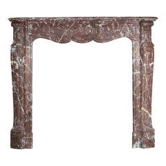 Pompadour Style Classic Belgian Fireplace Surround