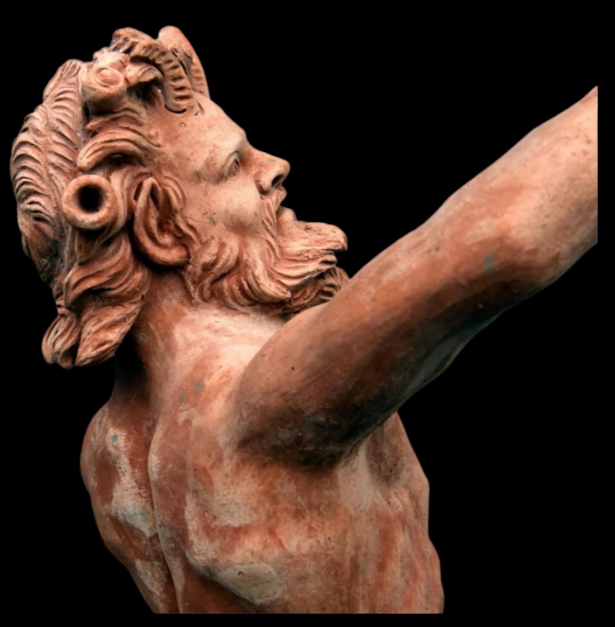 Metà XX secolo POMPEI FAUN - TERRACOTTa in vendita