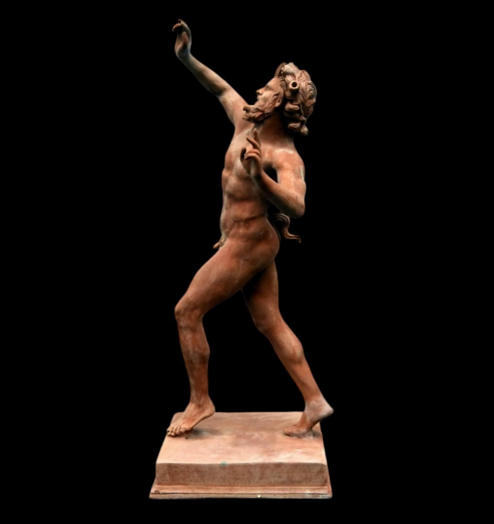 Terracotta POMPEI FAUN - TERRACOTTa in vendita