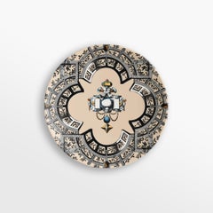 Pompei, Sei piatti da dessert in porcellana decorata contemporanea