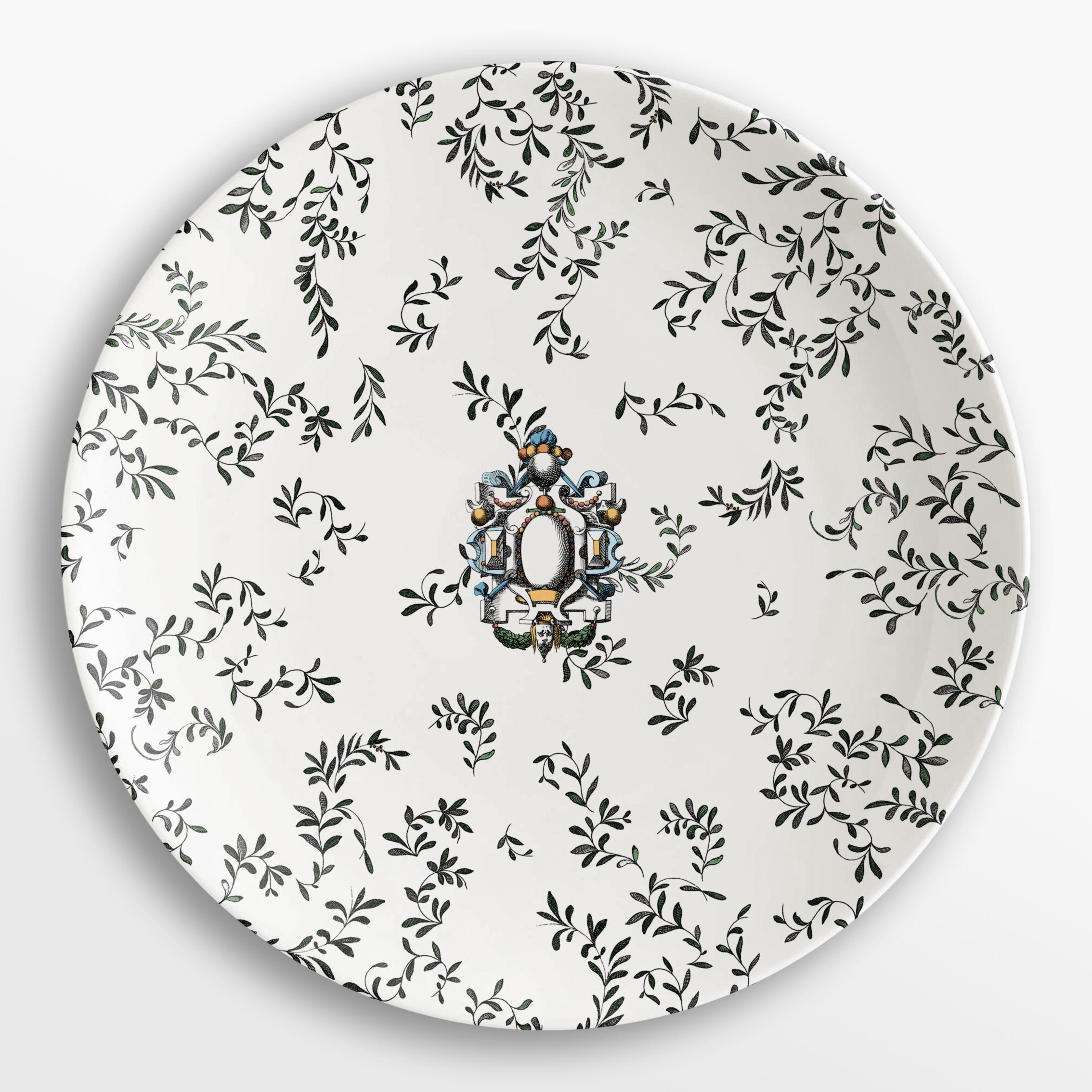 Pompeji, Sechs zeitgenössische Teller mit dekorativem Design im Zustand „Neu“ im Angebot in Milano, Lombardia