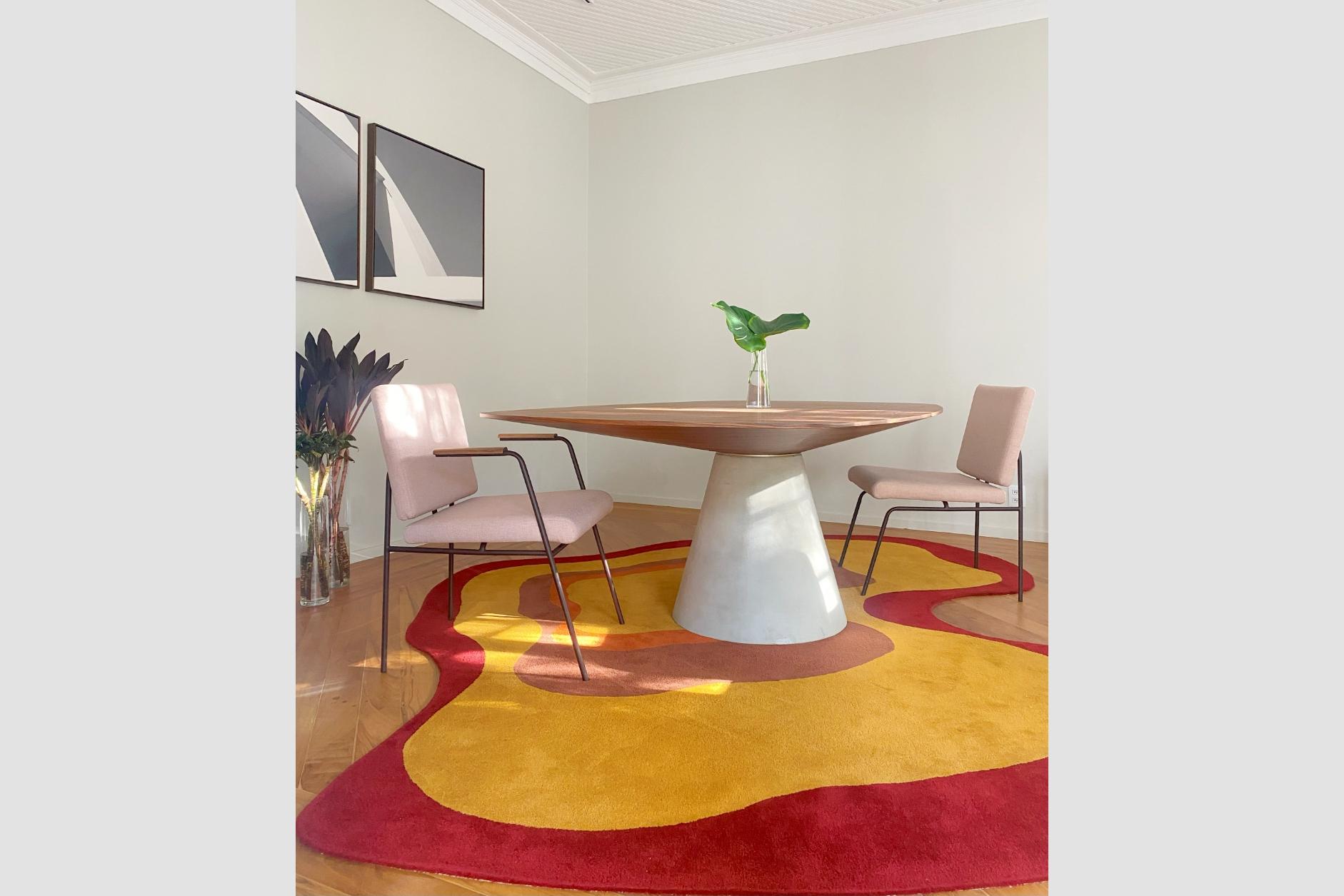 Modern Pompeia Rug Inspired by Lina Bo Bardi For Sale