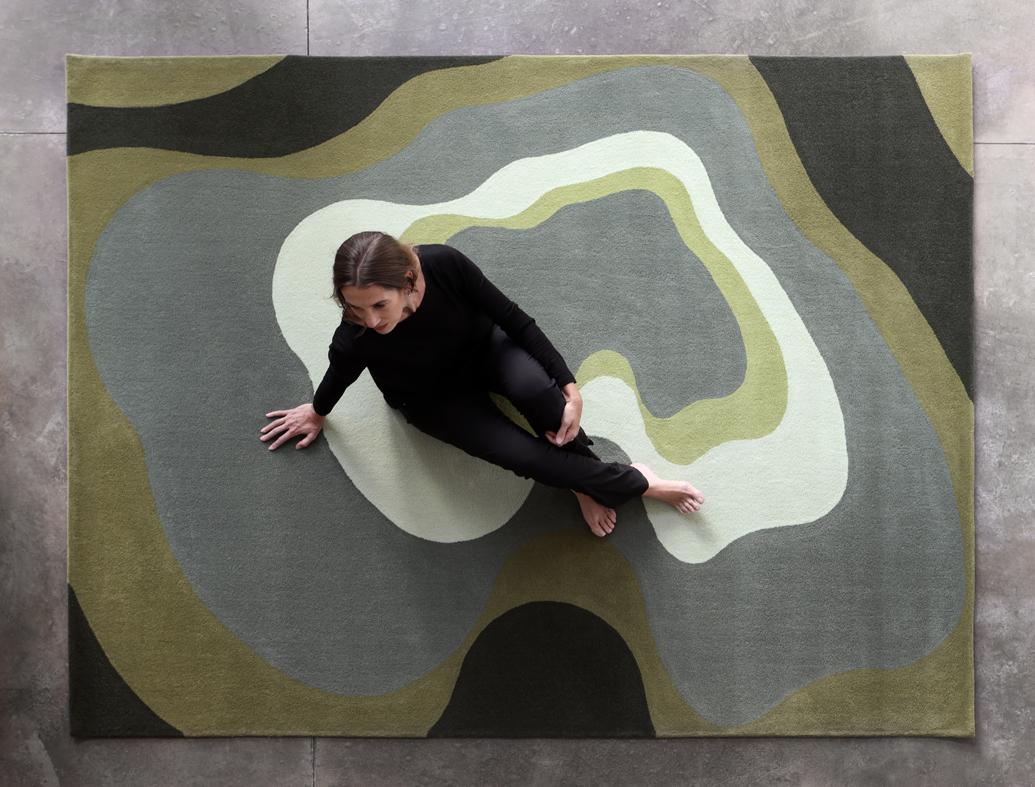 Hand-Crafted Pompeia Rug Inspired by Lina Bo Bardi For Sale