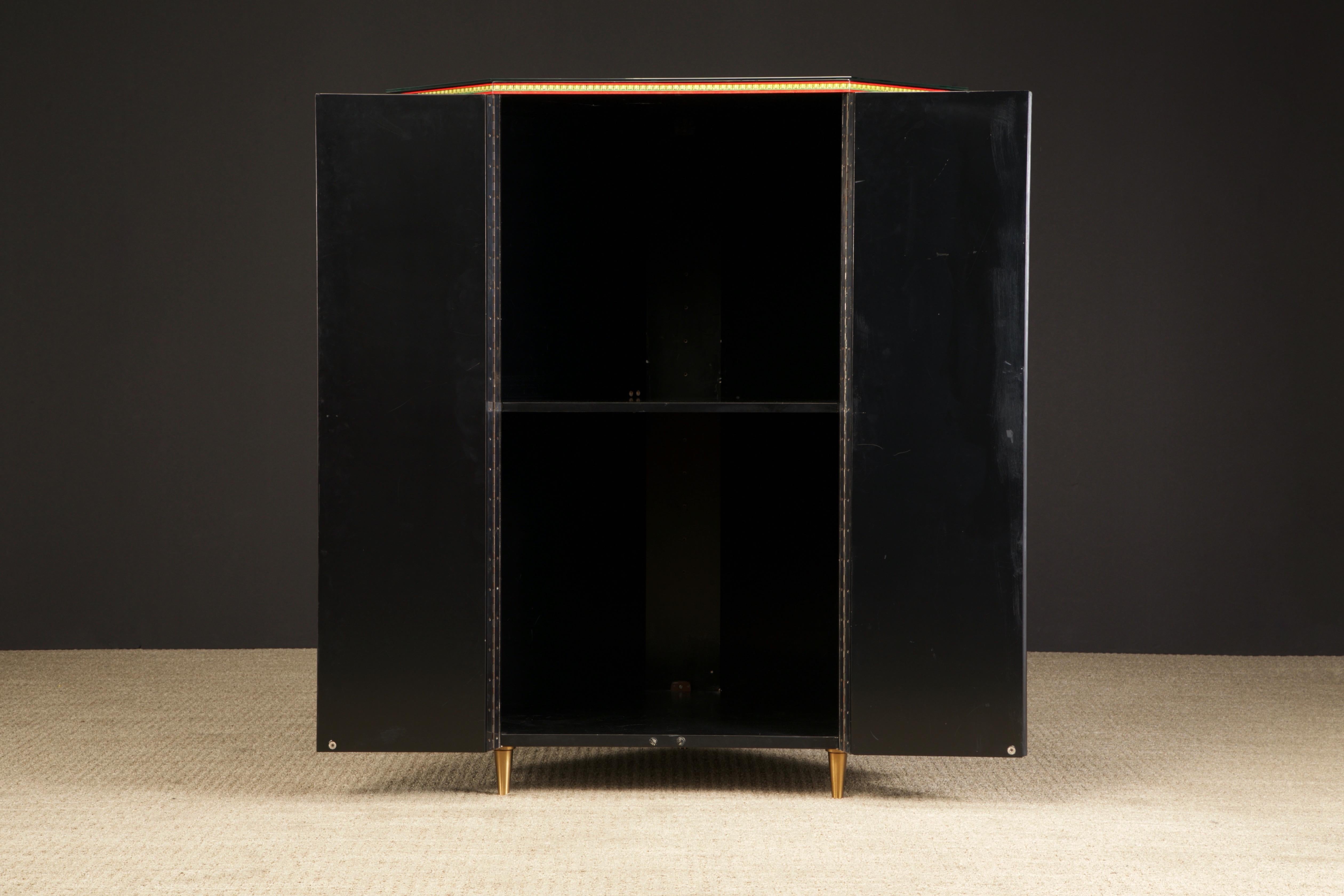 'Pompeiana' Corner Cabinet by Piero Fornasetti, Italy, 2 of 2 in 1988, Signed  For Sale 2