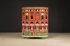 'Pompeiana' Corner Cabinet by Piero Fornasetti, Italy, 2 of 2 in 1988, Signed