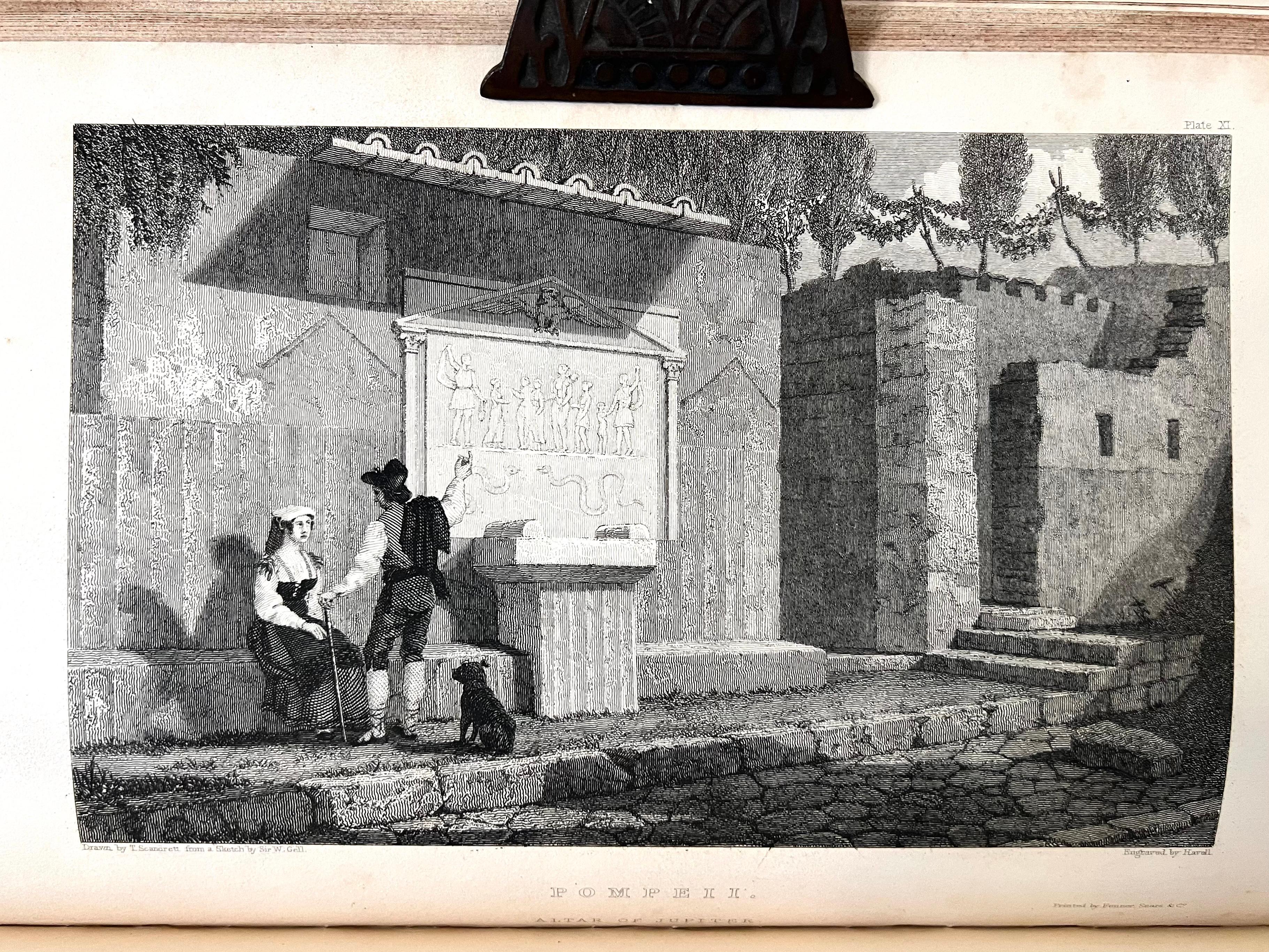Pompeiana ; la topographie, les édifices et les ornements de Pompéi Sir Wm. Gell 1837 en vente 5
