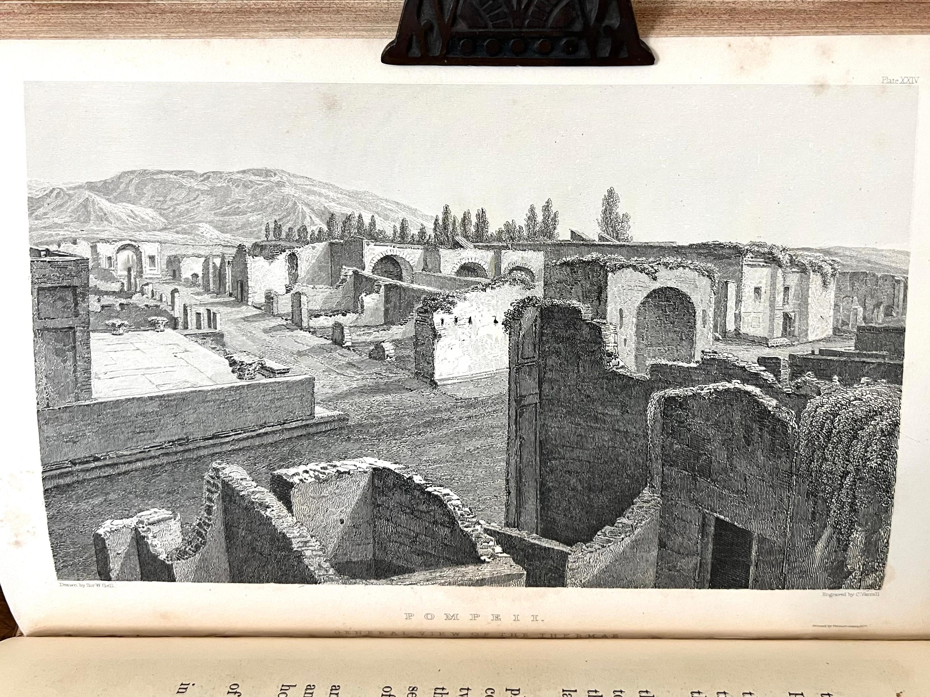 Pompeiana ; la topographie, les édifices et les ornements de Pompéi Sir Wm. Gell 1837 en vente 7