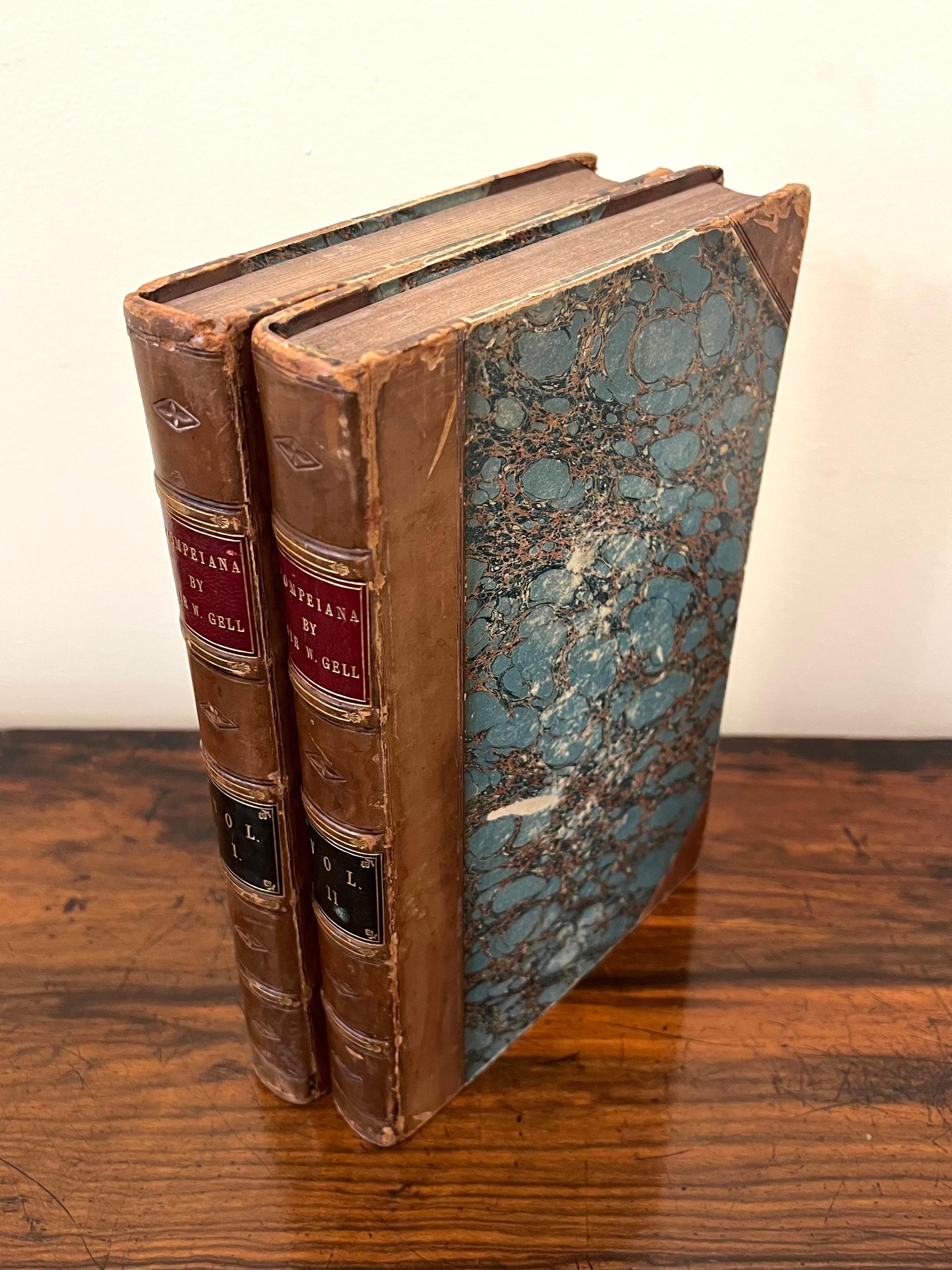 Milieu du XIXe siècle Pompeiana ; la topographie, les édifices et les ornements de Pompéi Sir Wm. Gell 1837 en vente