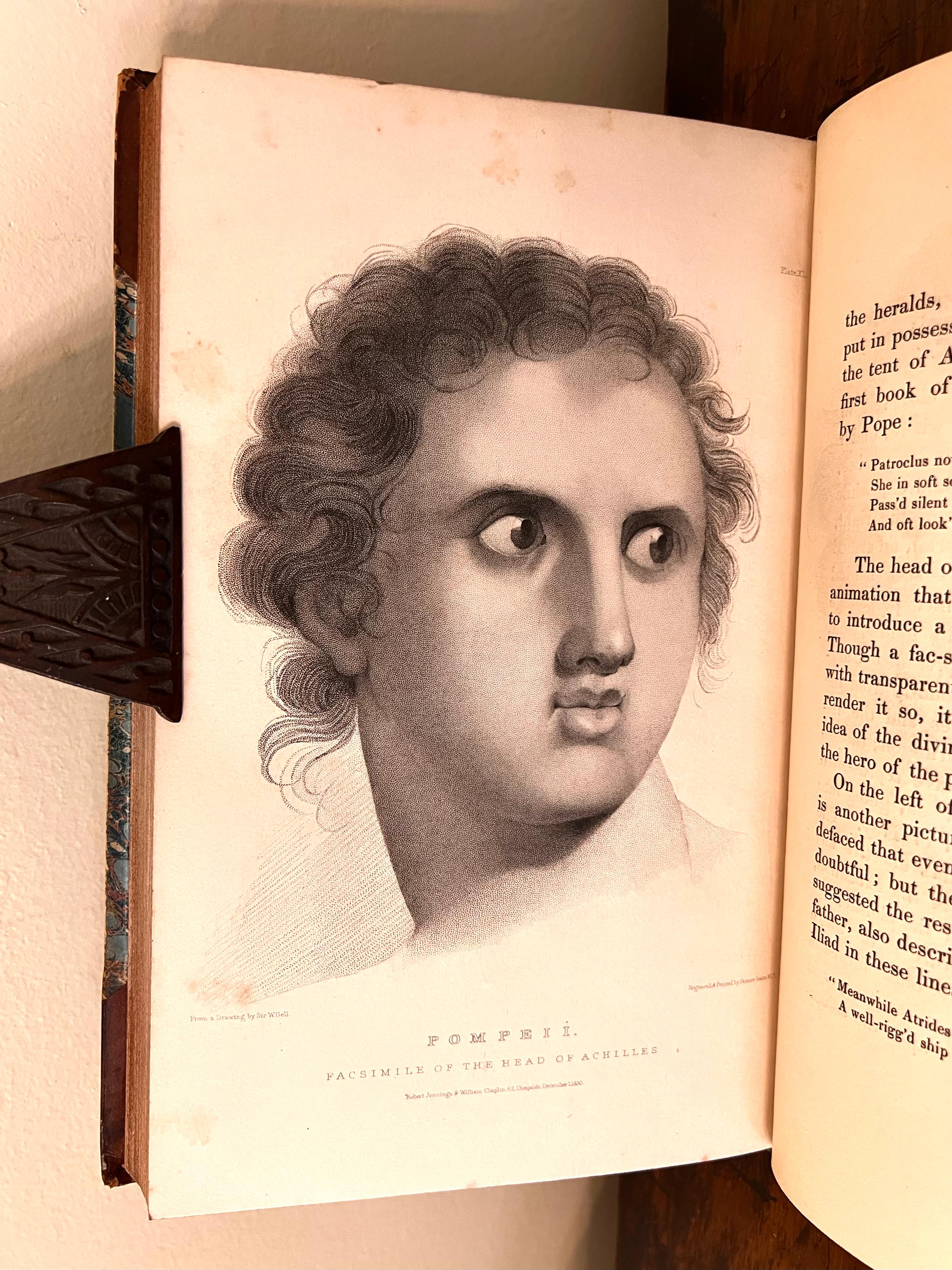 Pompeiana ; la topographie, les édifices et les ornements de Pompéi Sir Wm. Gell 1837 en vente 3
