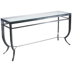 Pompeii Console Table with Standard Onset Glass Top by Powell & Bonnell