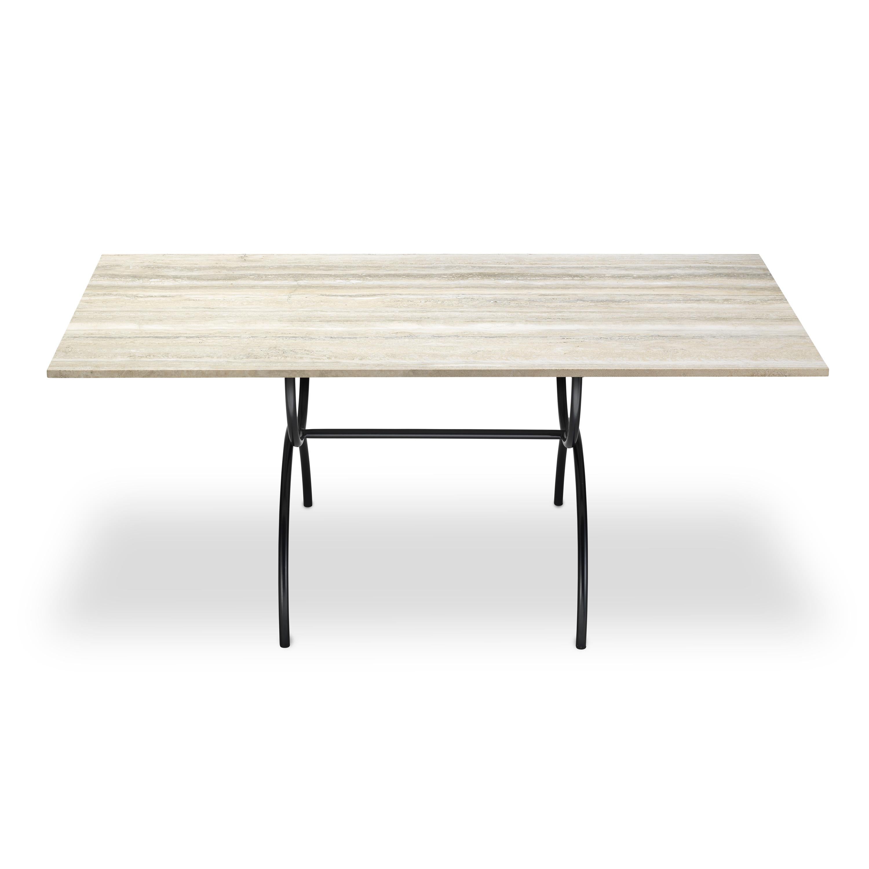 travertine outdoor table