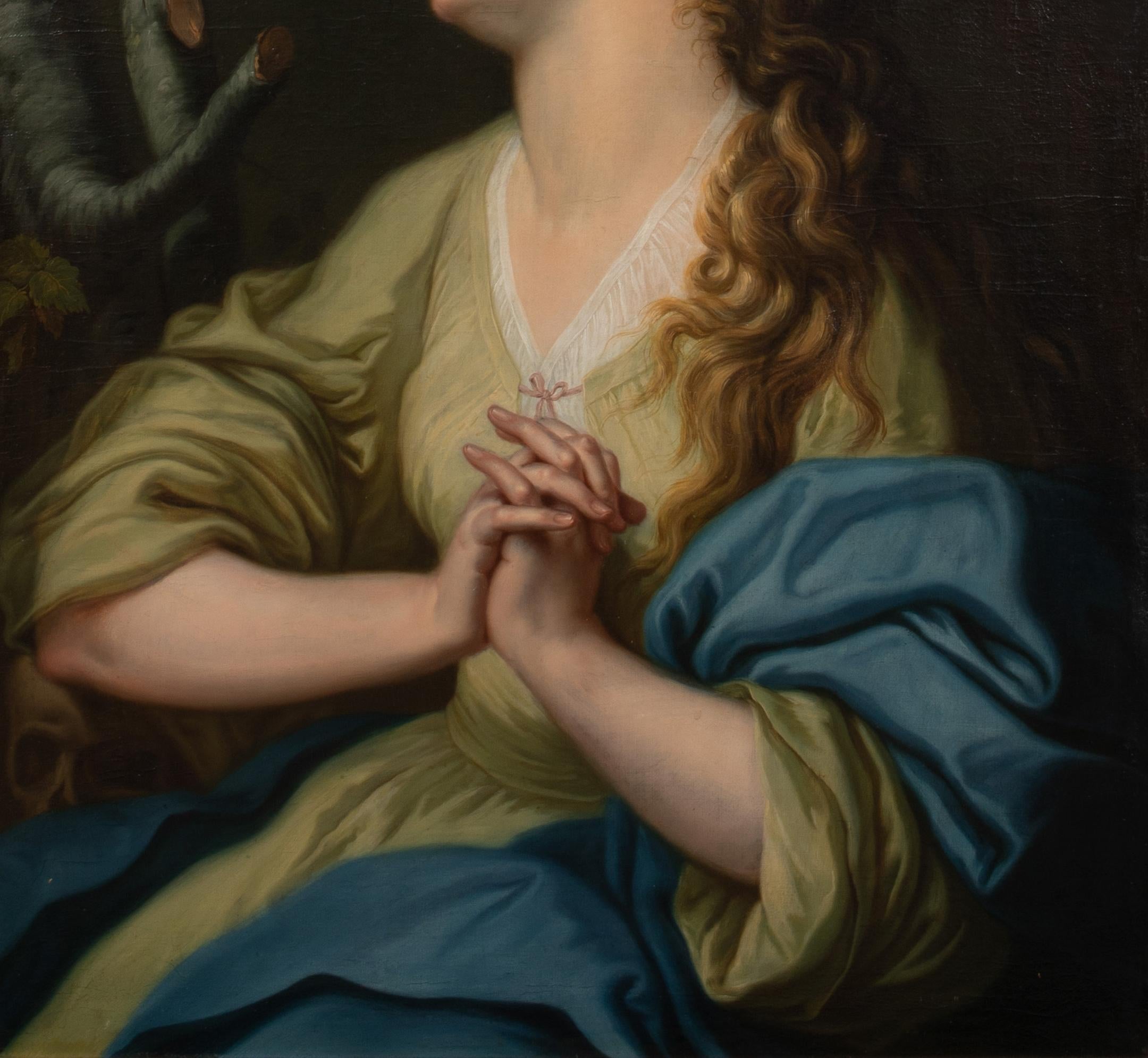 The Penitent Magdalene, 18th Century    - Painting by Pompeo Batoni