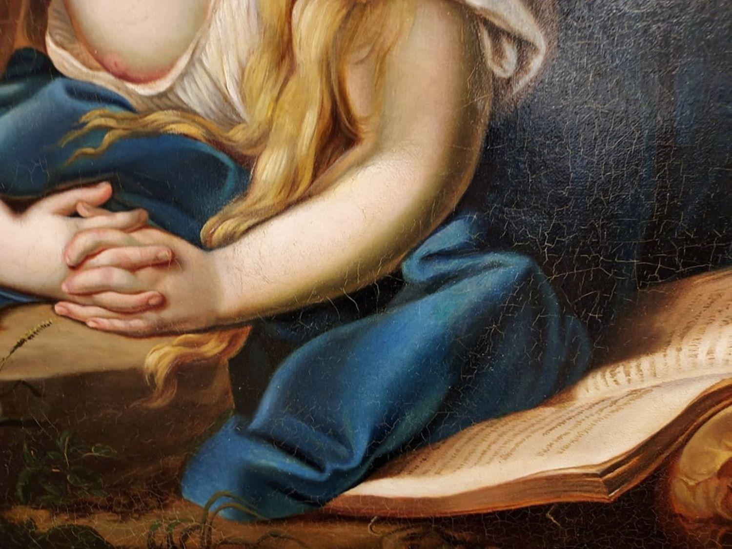 St Mary Magdalena After Pompeo Batoni  - Italian School Painting by pompeo Batoni
