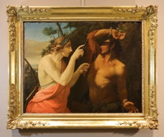 Apollo Marsyas Batoni Paint 18th CEntury Oil on canvas Old master Mythological
