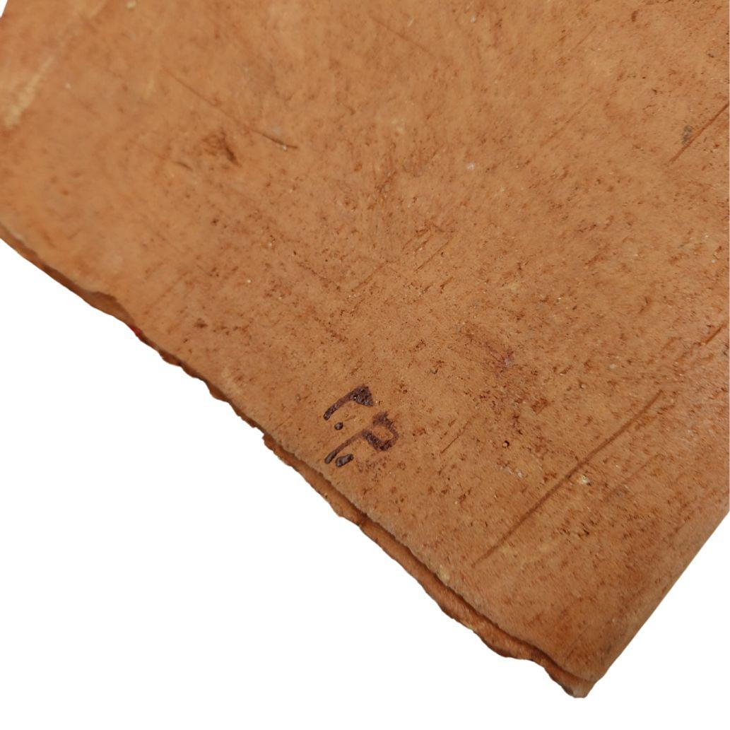 Pompeo Pianezzola : Life, Friendship Remains, 1996, céramique et parchemin rouge en vente 9