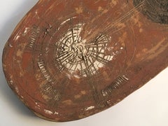 Pompeo Pianezzola Midcentury Ceramic Plate Nove-Vicenza, Italy