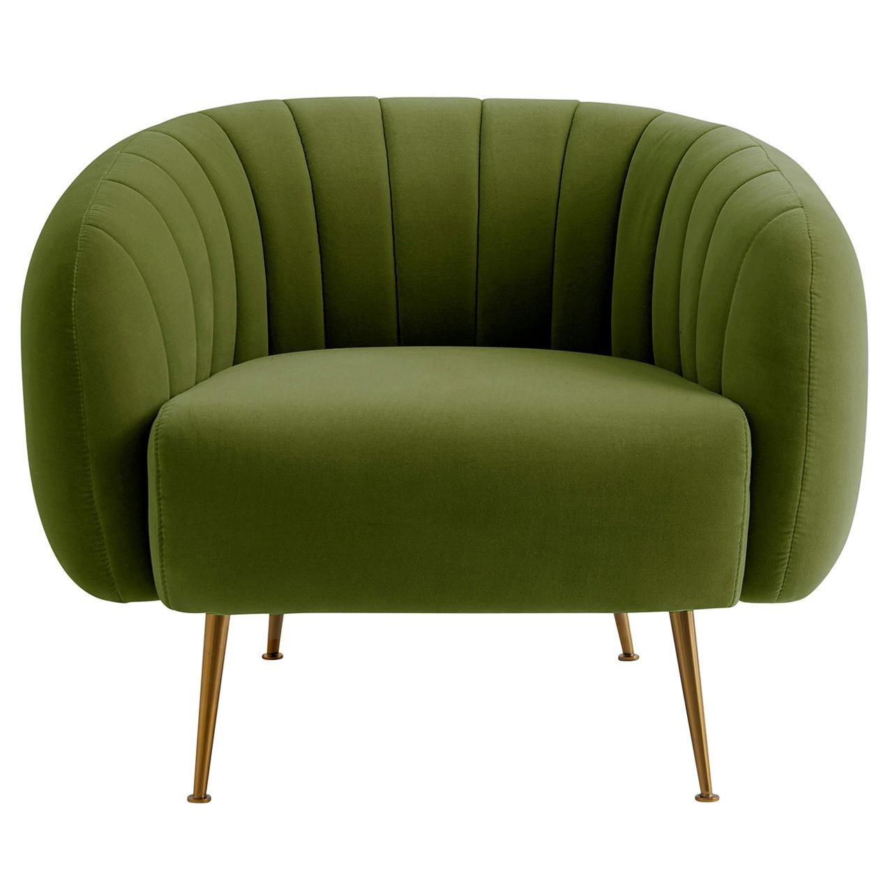 Pompidou Chair with Brass Leg