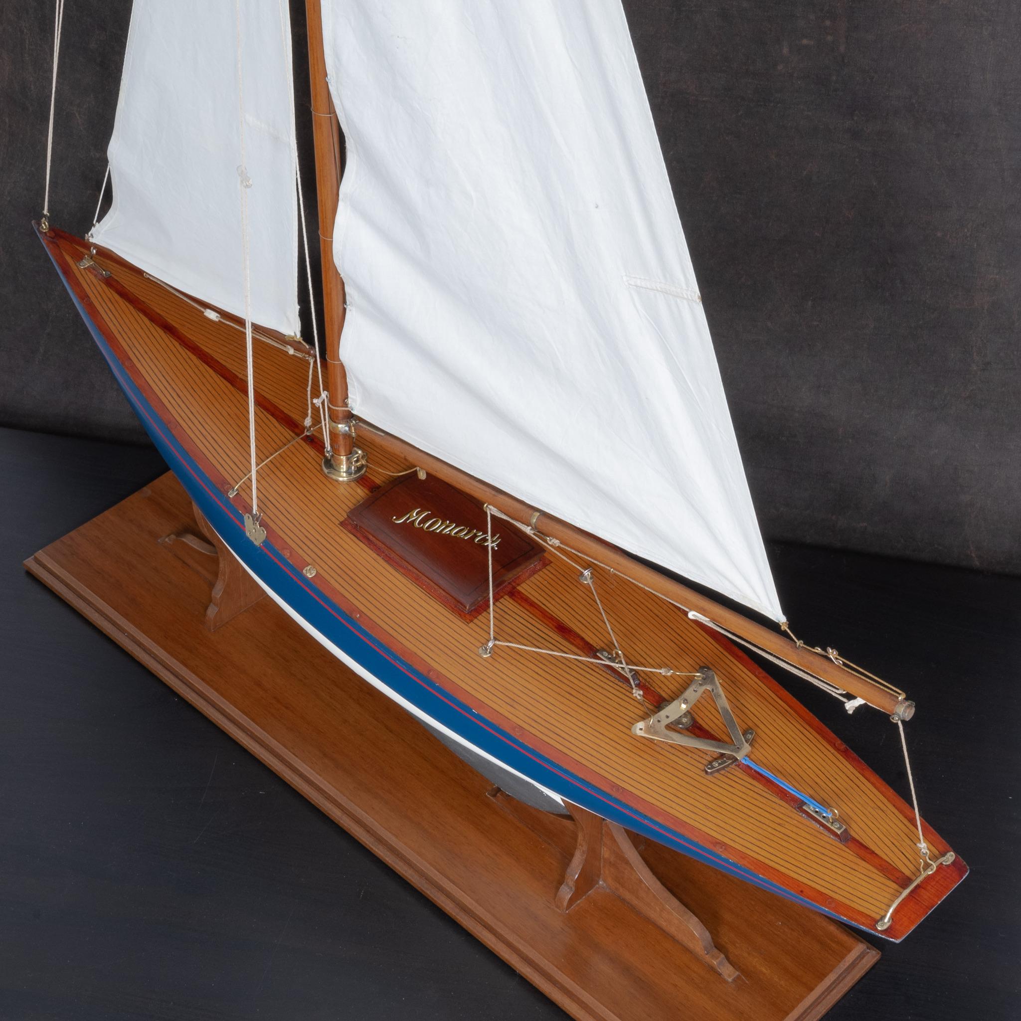 British Pond Yacht 'Monarch', circa 1920
