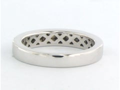 PONIROS ring with fancy brilliant cut diamonds up to 0.69ct 18k white gold