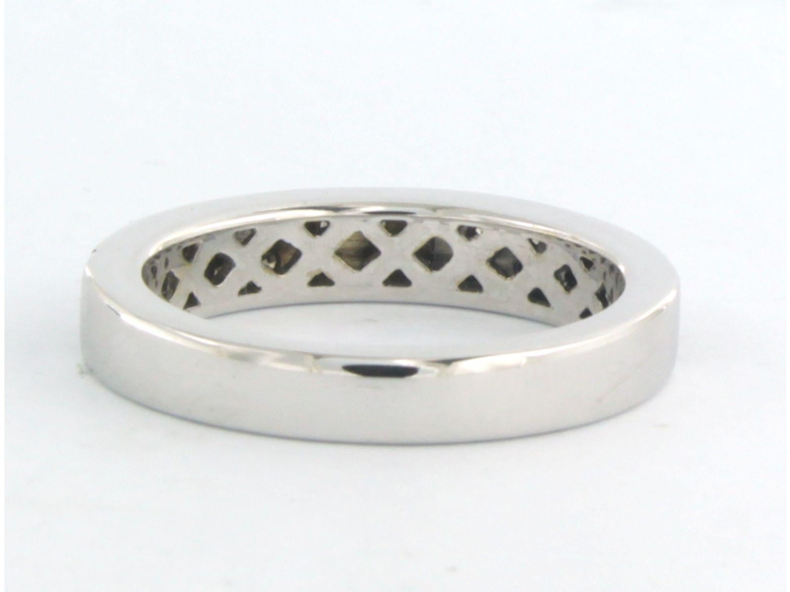 De las mujeres Anillo PONIROS con diamantes talla brillante fantasía hasta 0,69 ct Oro blanco 18k en venta