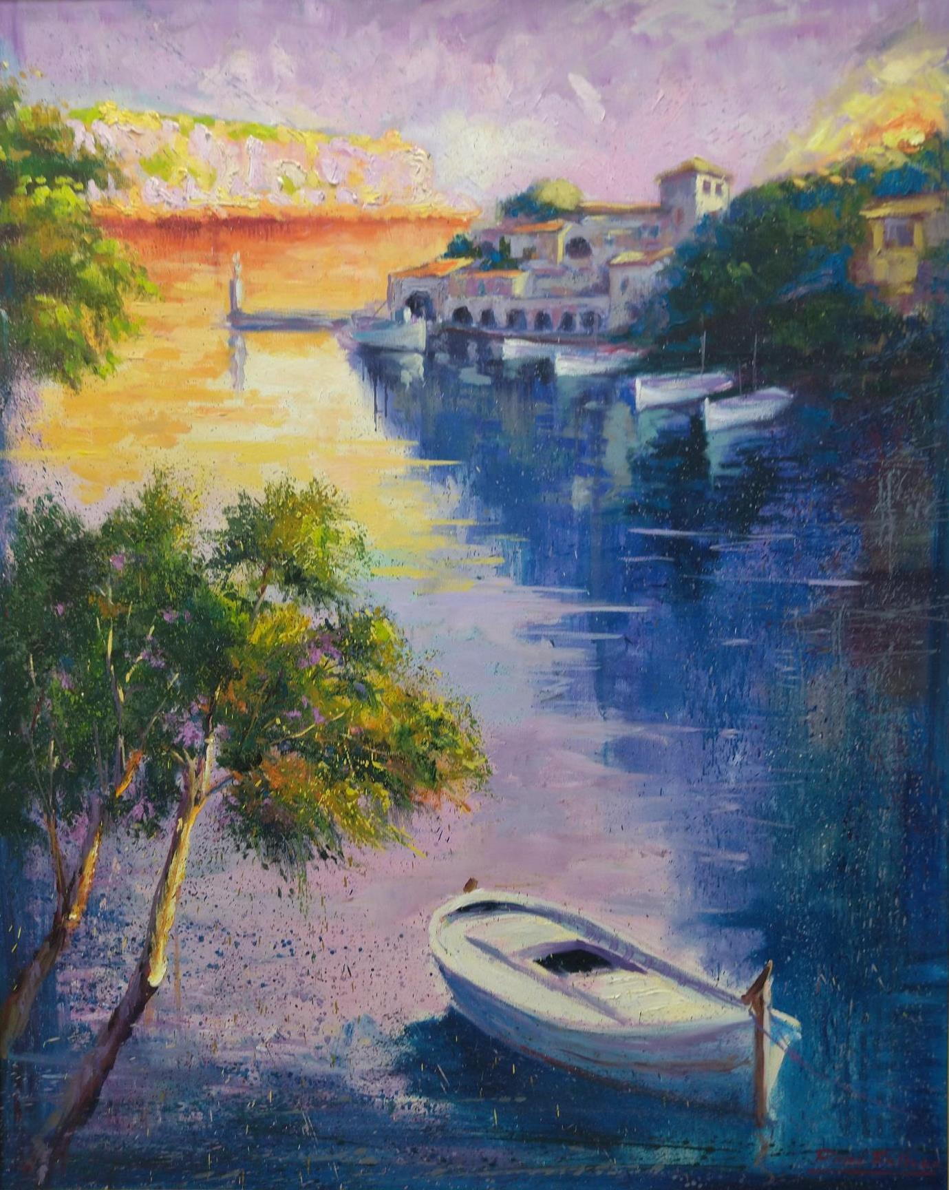 Pons Fullana. 11 Calas Figuera. Maiorca. Pittura acrilica in vendita 5