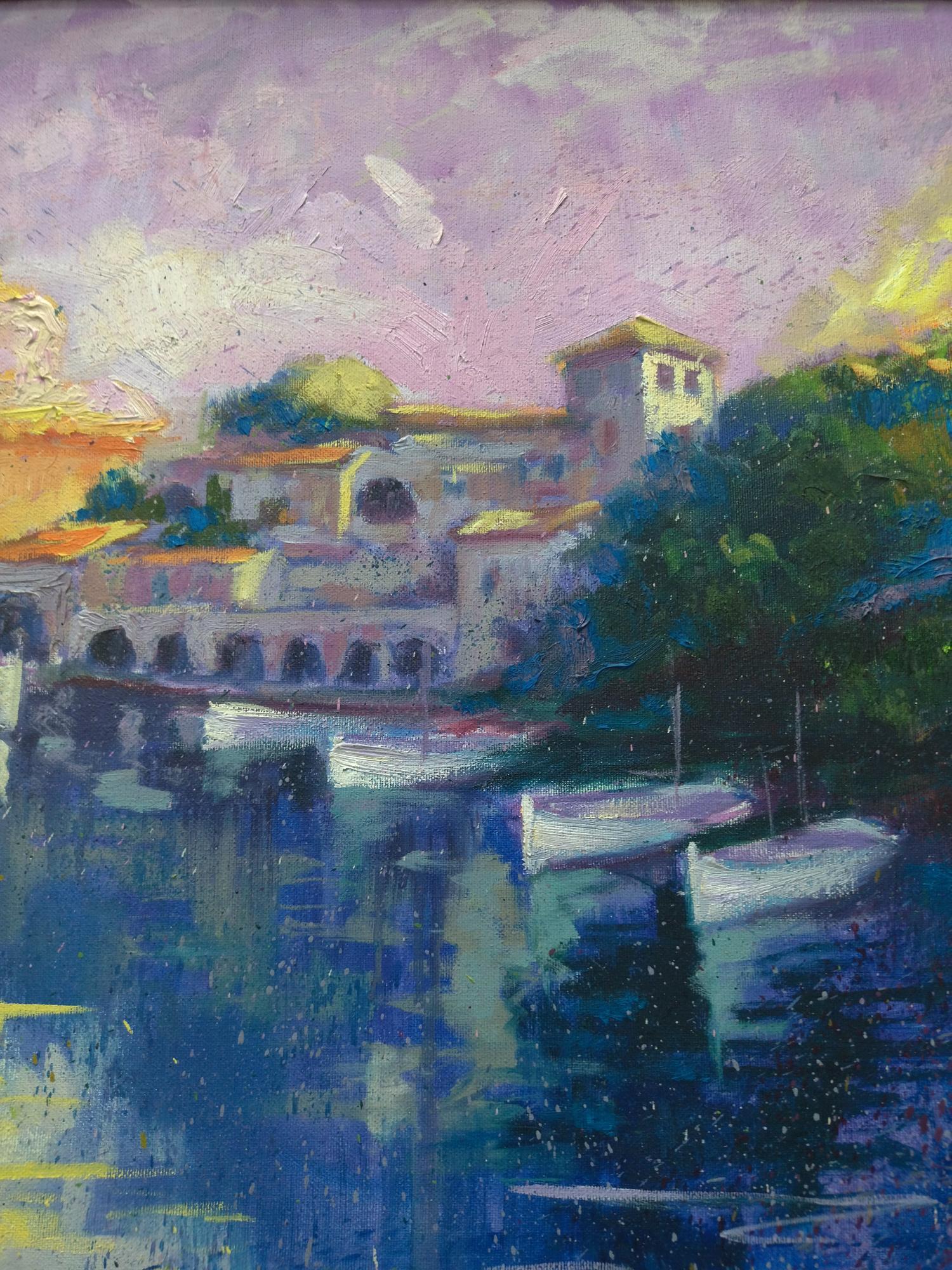 Pons Fullana. Cala Figuera. Mallorca. Acrylic paint For Sale 3