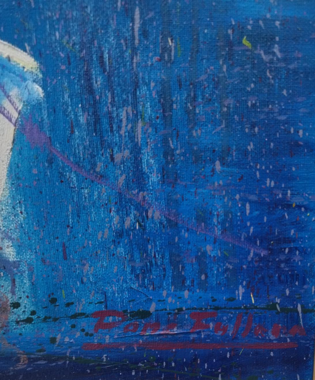 Pons Fullana. Cala Figuera. Mallorca. Acrylic paint For Sale 4