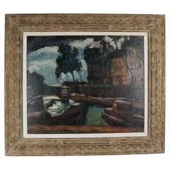 'Pont Neuf' Mid-20th Century Expressionist Painting