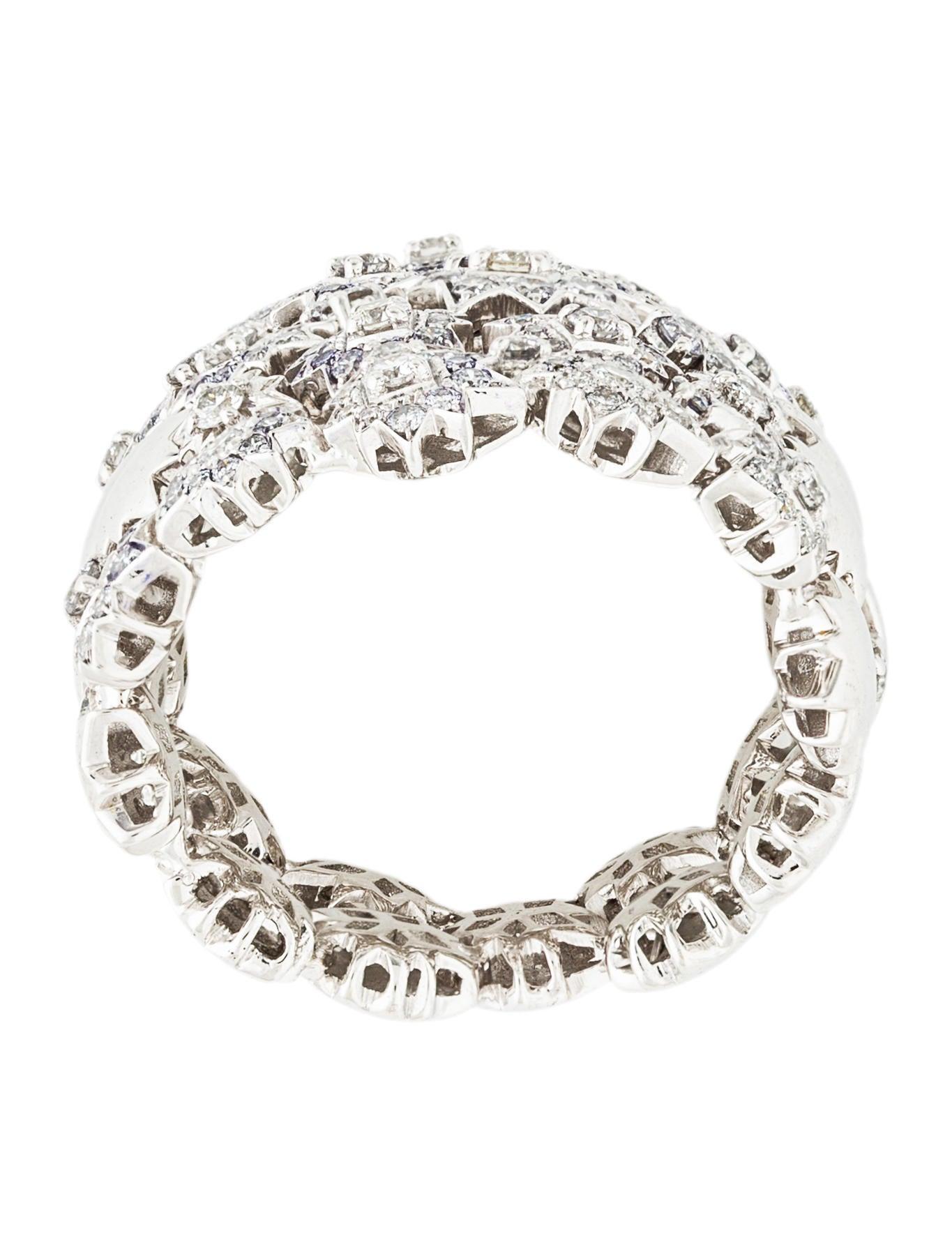 Round Cut Ponte Vecchio Gioielli Diamond Cocktail Ring For Sale