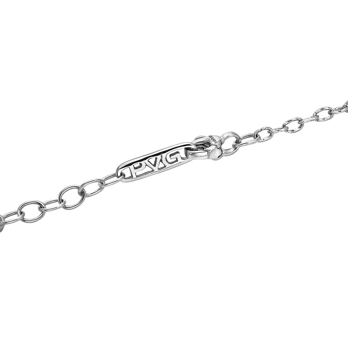 Taglio rotondo Collana Ponte Vecchio Gioielli Diamond Lavalier in vendita