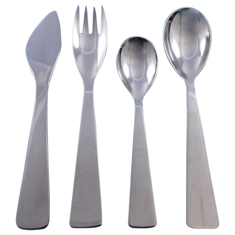 Ponti von Arthur Krupp: Edelstahl-Besteck-Set 36 Teile Modern IN BOOK Modern im Angebot