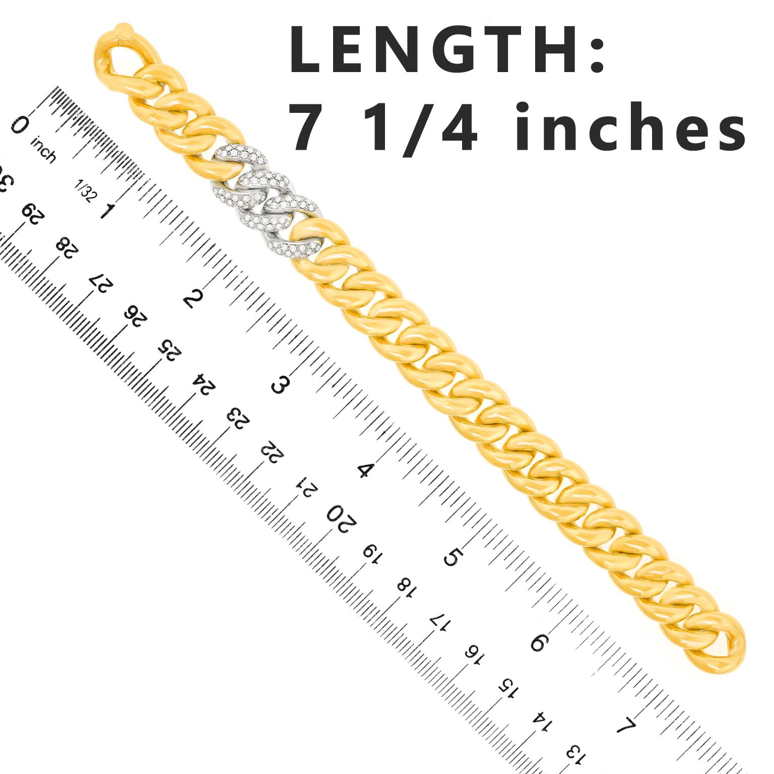Ponti Gennari Diamond Link Bracelet 1