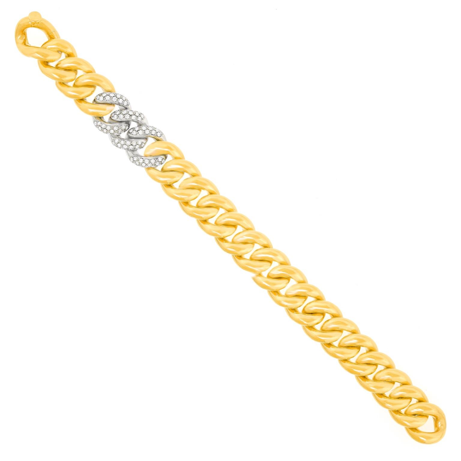Ponti Gennari Diamond Link Bracelet 2
