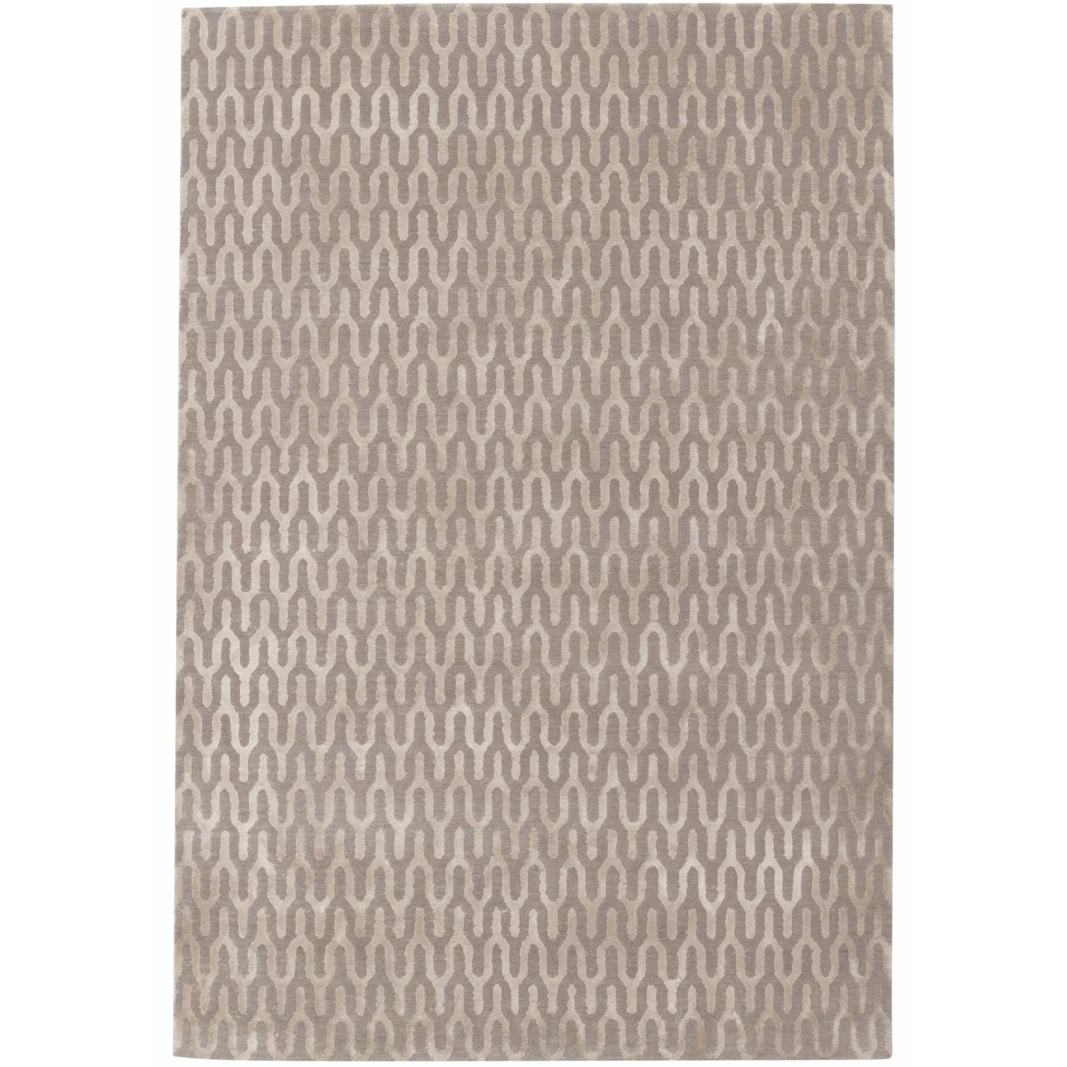 Ponti Silk Hand-Knotted 10x8 Rug in Wool and Silk by Suzanne Sharp