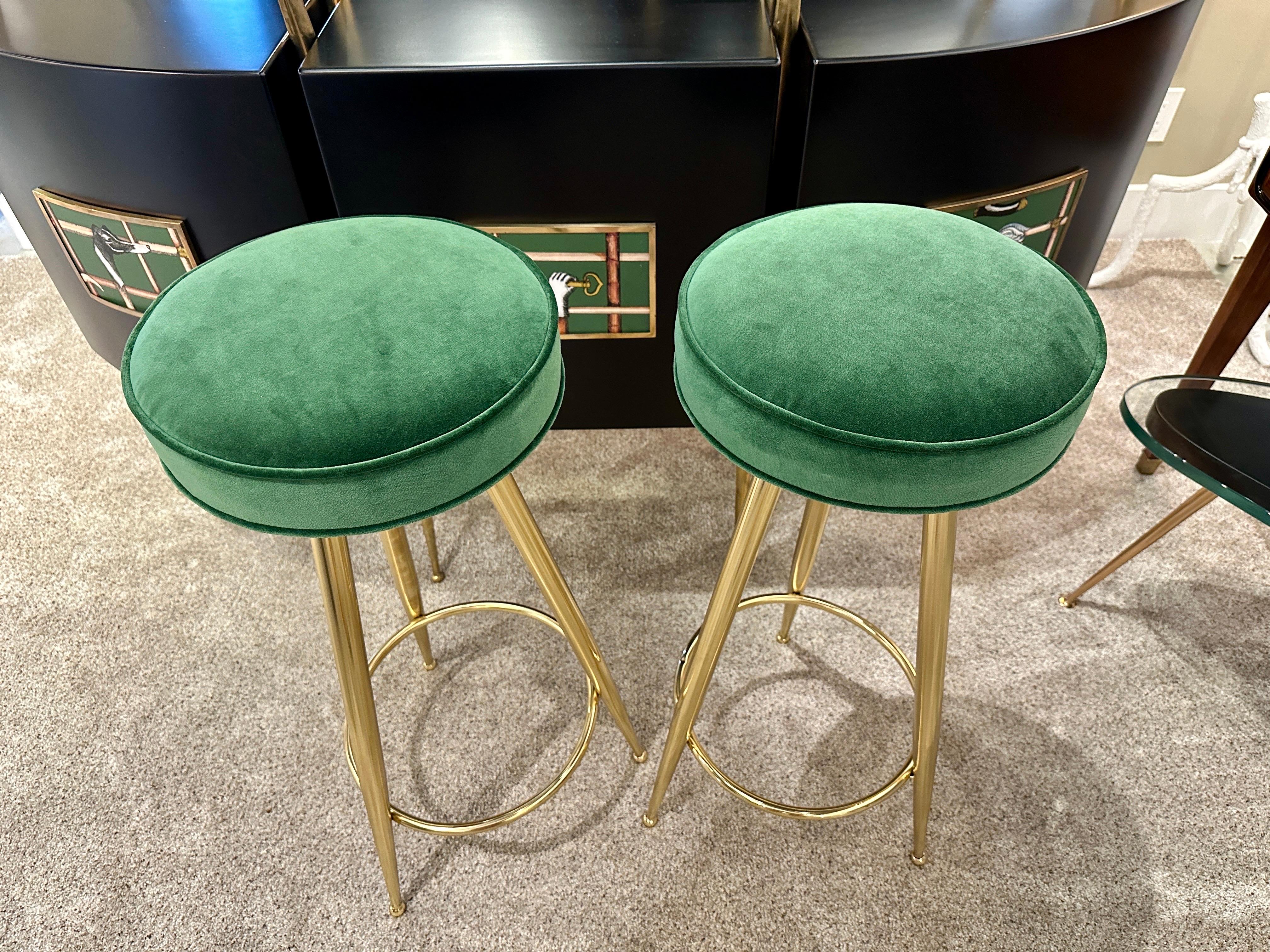 Ponti Style Five-Piece Italian Mid-Century Bar Set 9