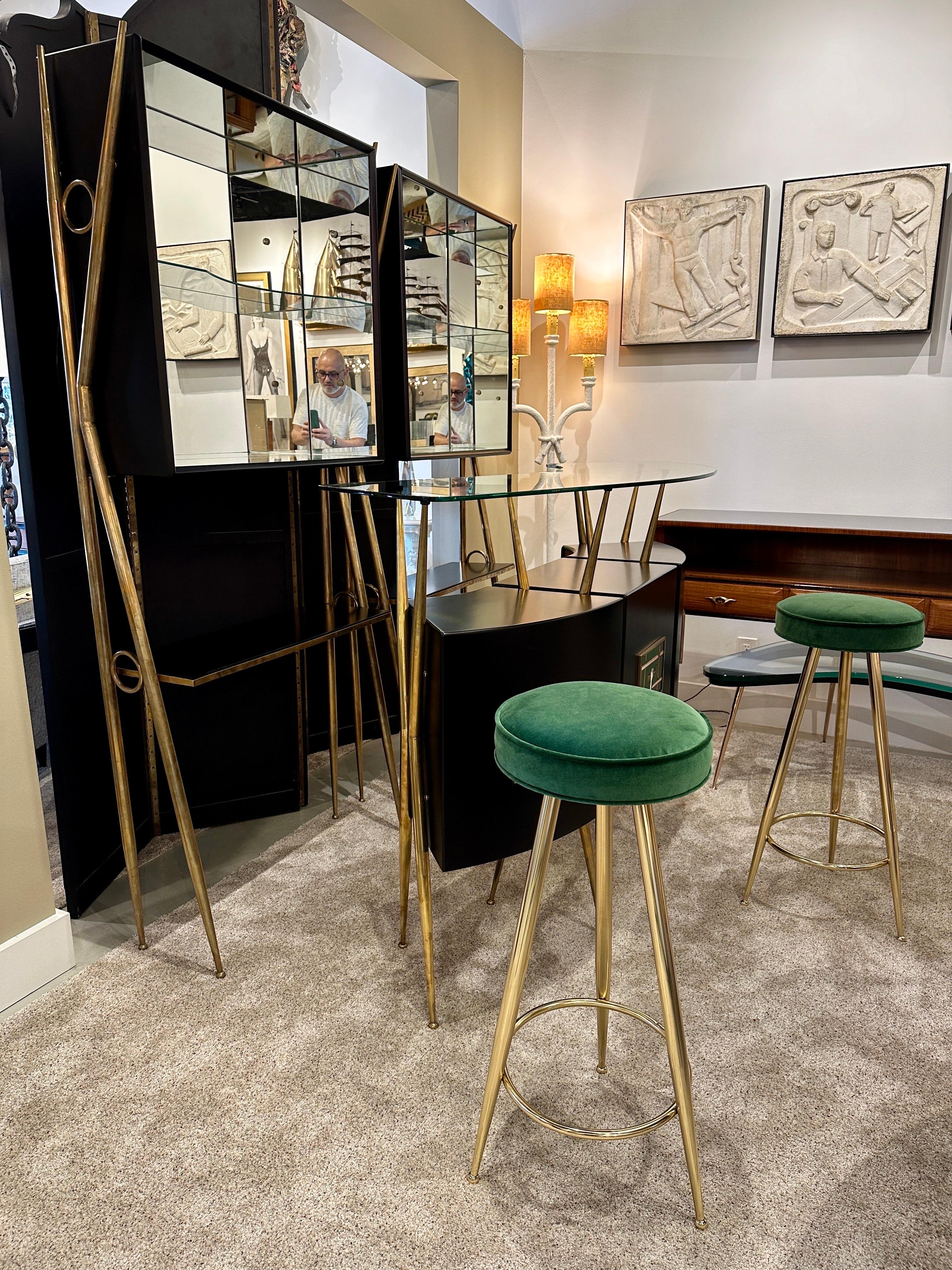 Ponti Style Five-Piece Italian Mid-Century Bar Set 12