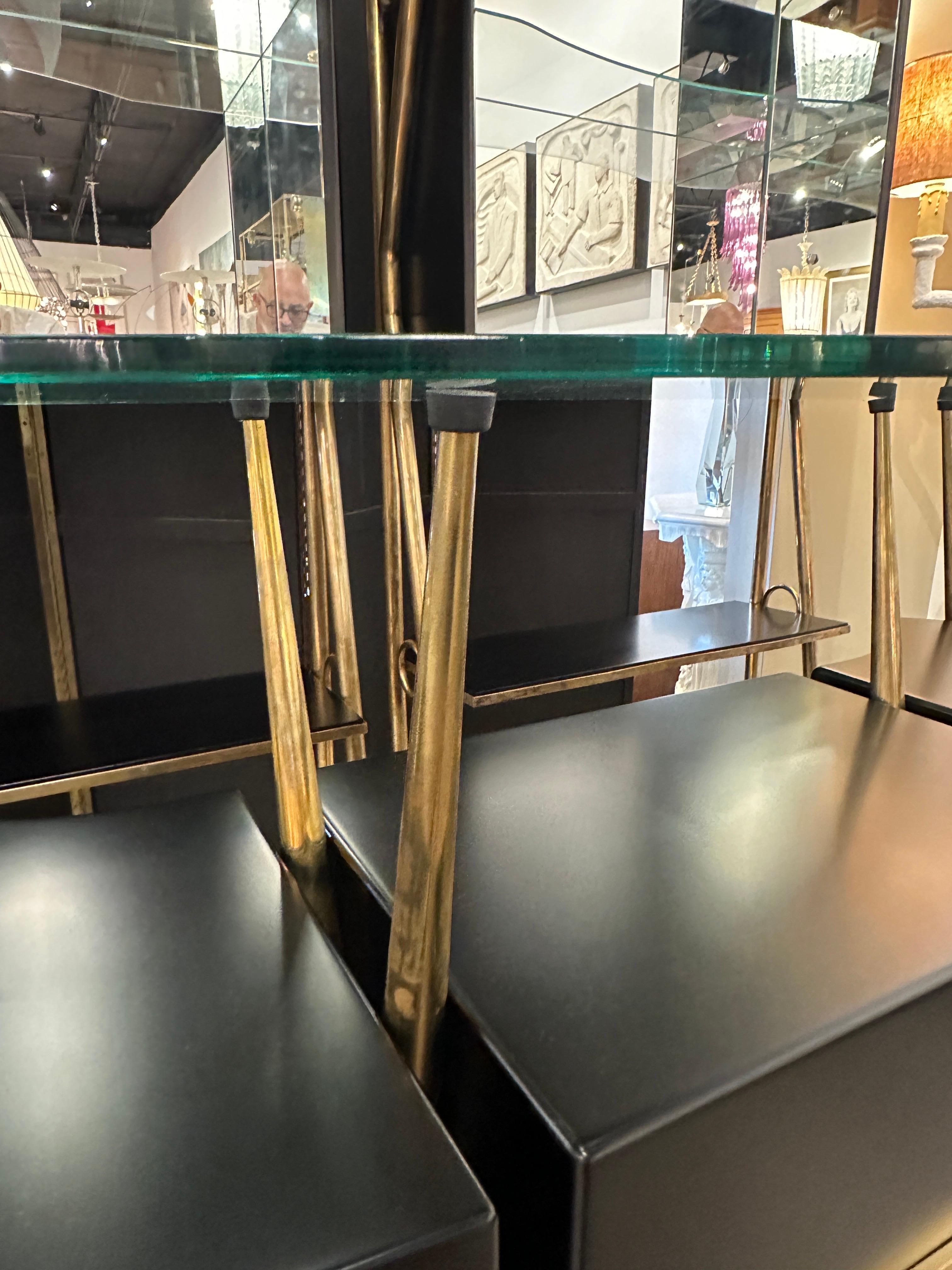 Ponti Style Five-Piece Italian Mid-Century Bar Set 1