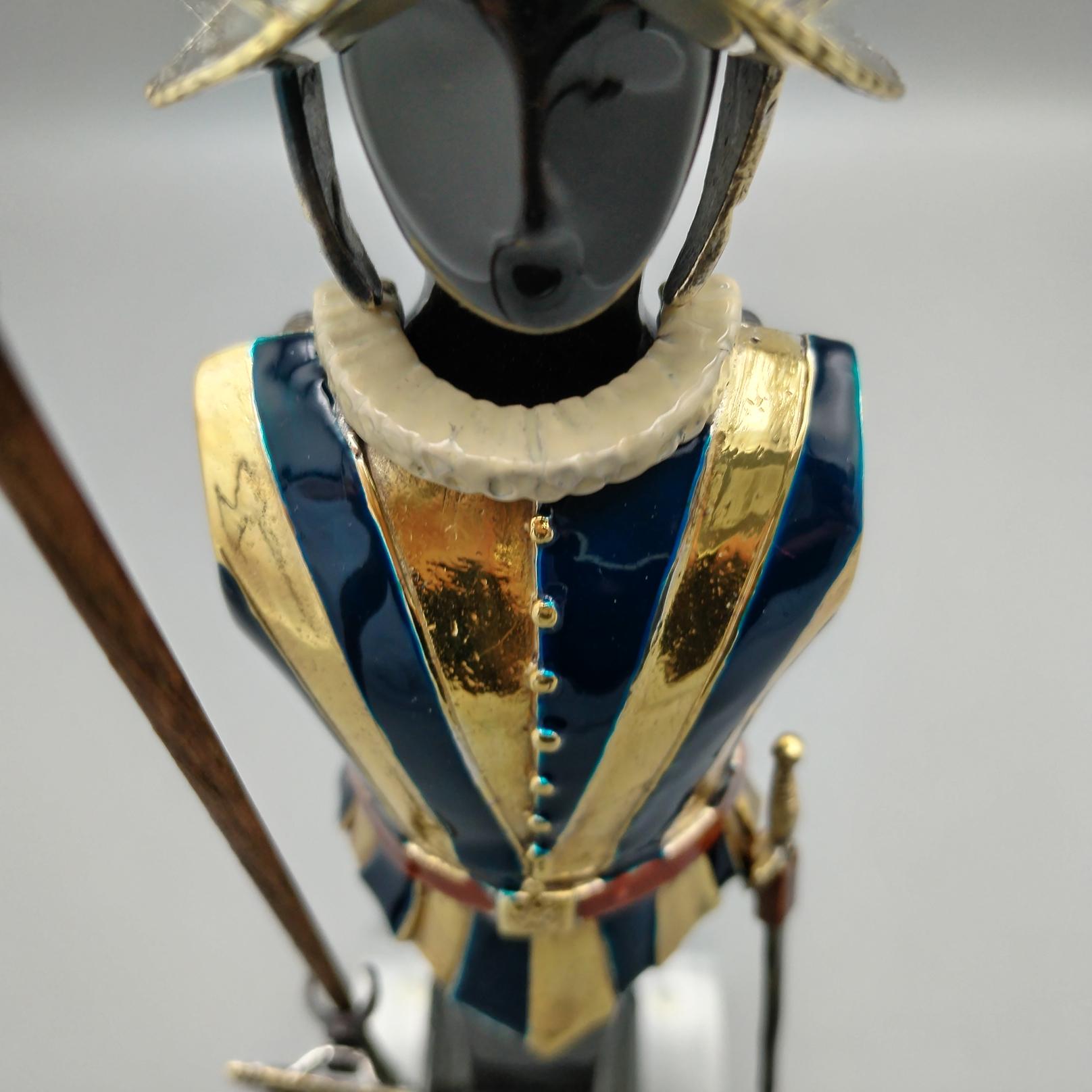 Pontifical Guard Uniform - Swiss Guard in Sterling silver with enamel and gold in vendita 6
