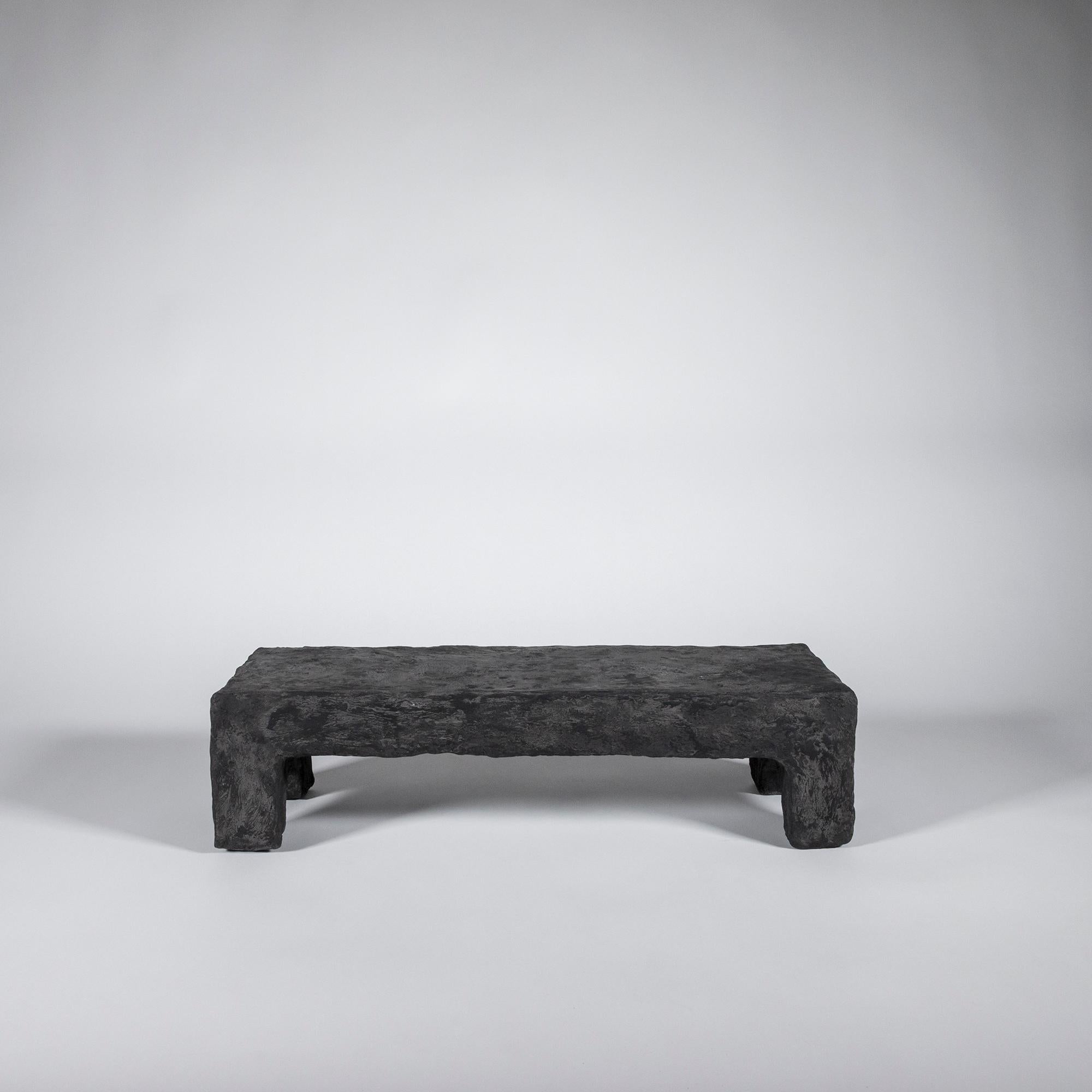 Minimalist Pontis Sculptural Footstool Fruit Stand Serving Tray Laurie Poast Scandinavia For Sale